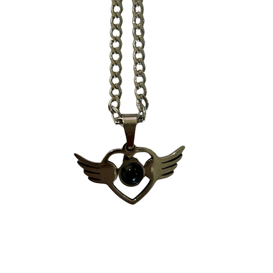 Collar Te Amo - Corazón Alas
