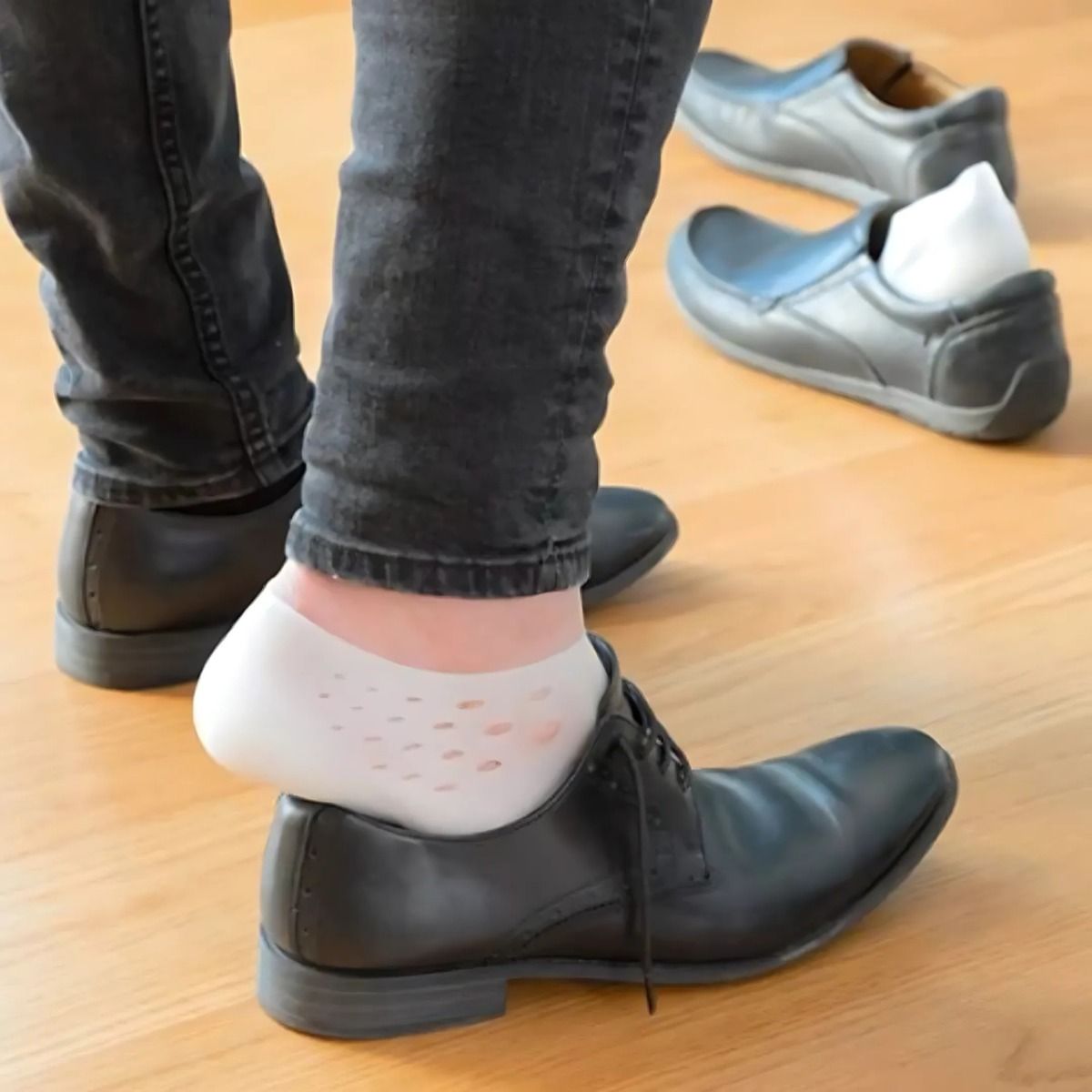Talonera De Silicona Elevadora Invisible Unisex 3,5cm
